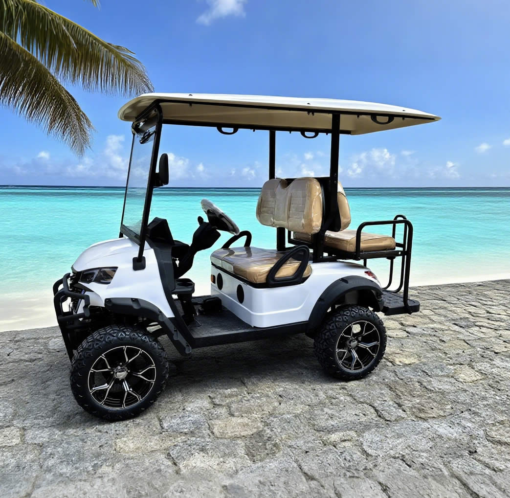 Luxury Lifted 4 Seater electric Golf Car