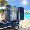 Custom Electric Motor Motorized Bev Beverage Golf Cart Manufacturer 