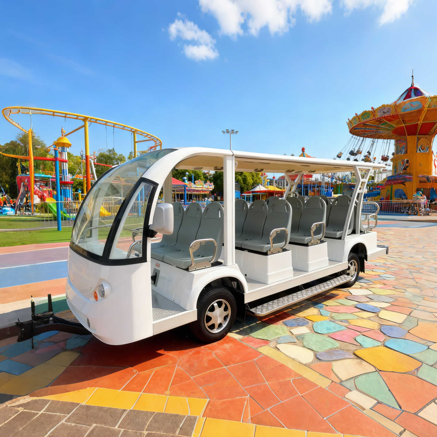 Electric Lsv Airport Shuttle Bus Car for Sale