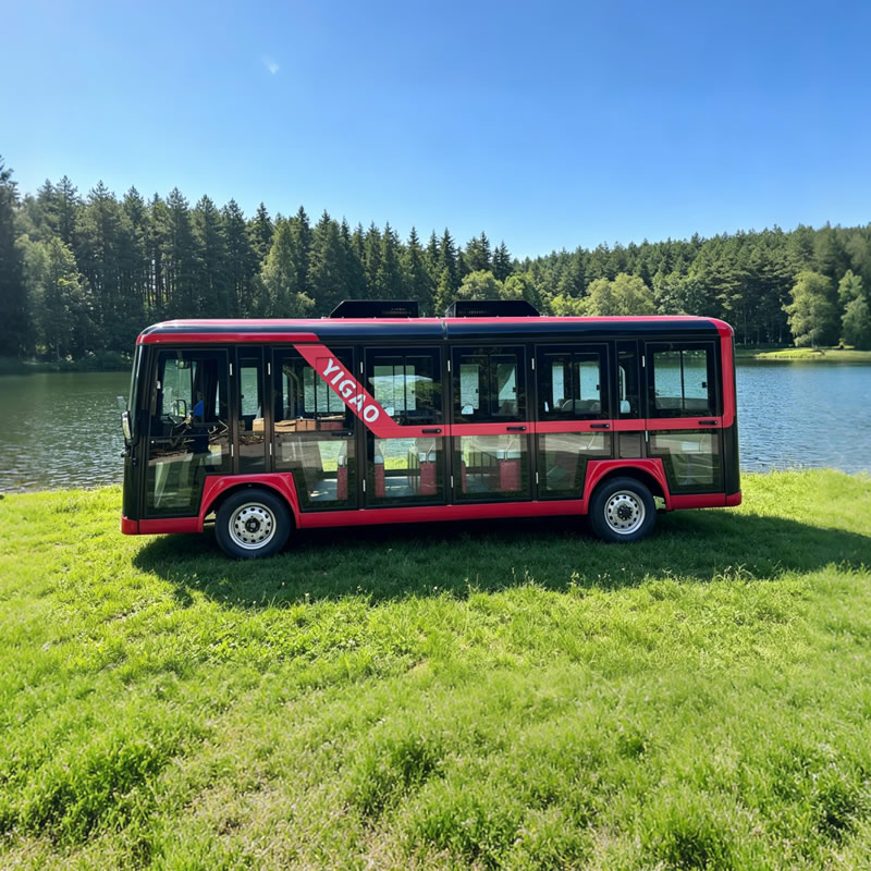 Electric Sightseeing Enclosed Mini Bus