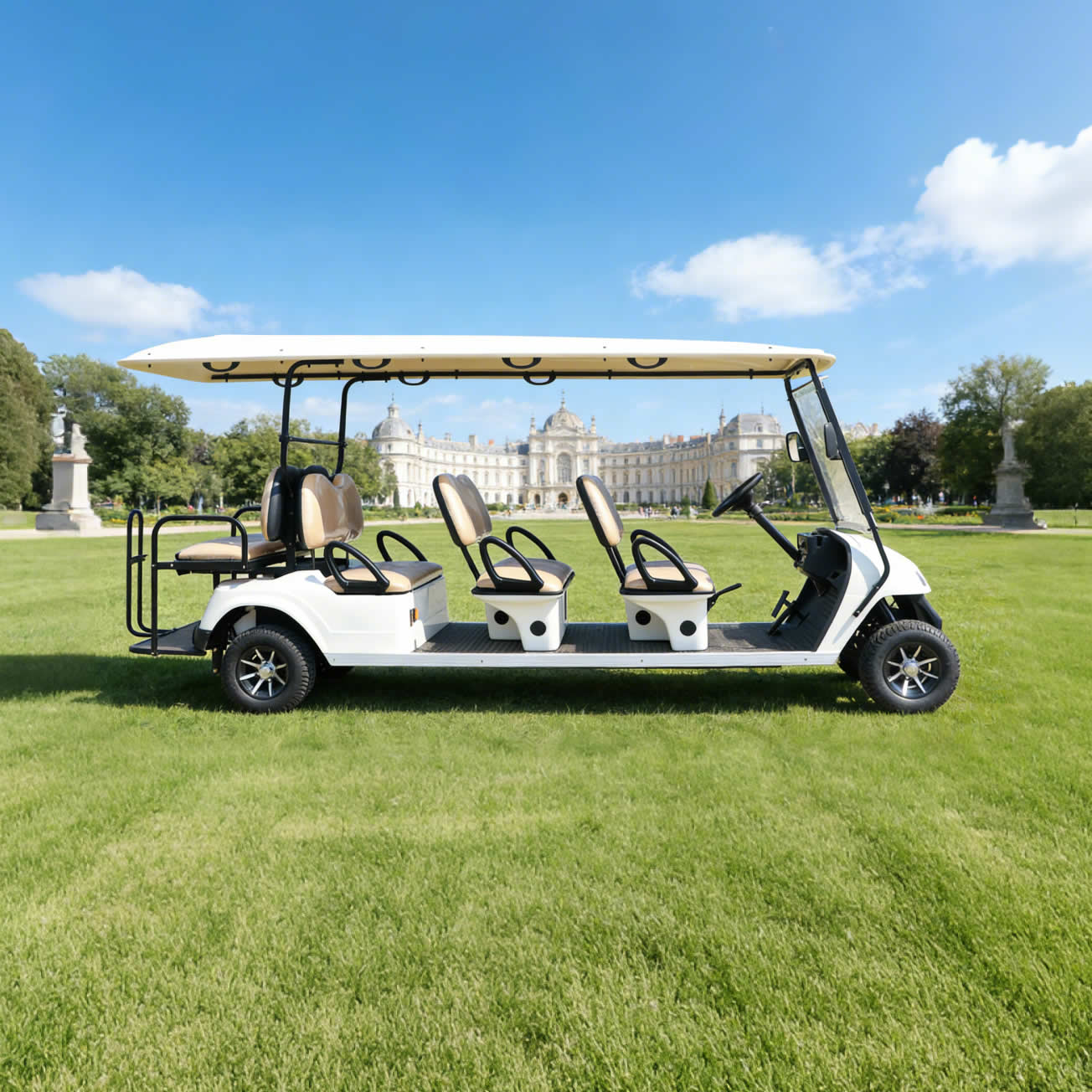 8 Seater Electric Golf Cart for Airports & Resorts