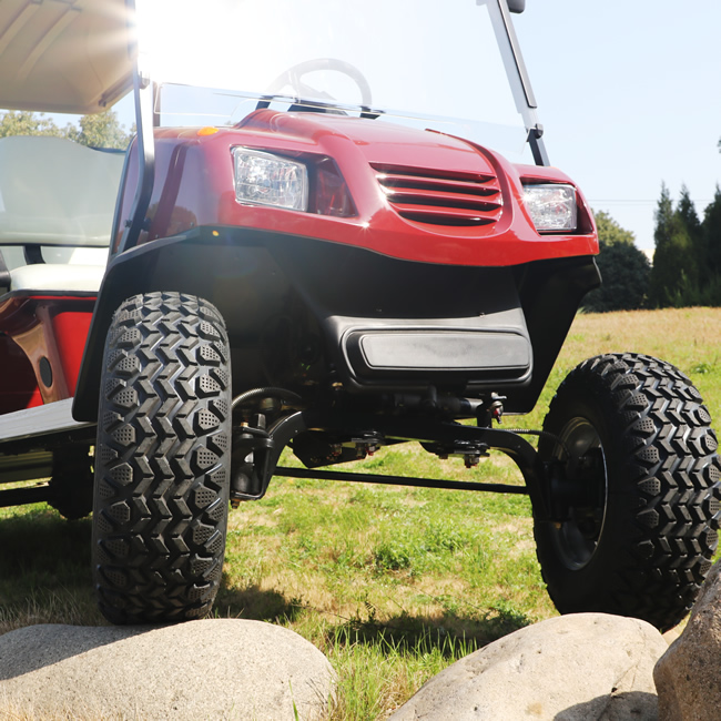 Customized utility off road hunting golf carts front