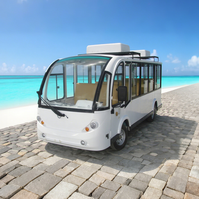 OEM ODM Electric Tourist Vehicle Travel Sightseeing Bus Car with Air Conditioner 