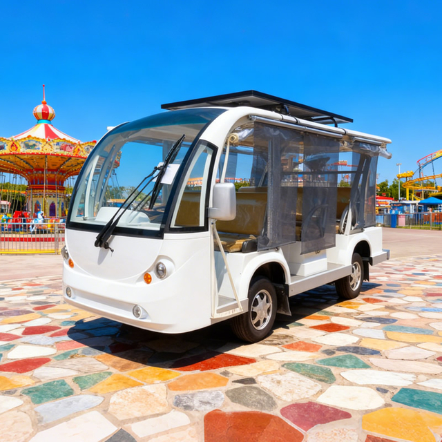 Street Legal Low Speed Vehicles Golf Carts for Sale with Solar Panels