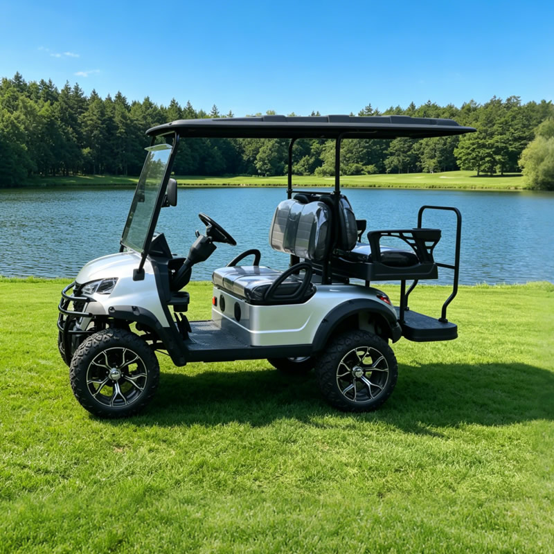 Factory Direct 4-Seater Electric Golf Cart | Off-Road with Cargo Rack | Customizable for Resorts & Scenic Spots