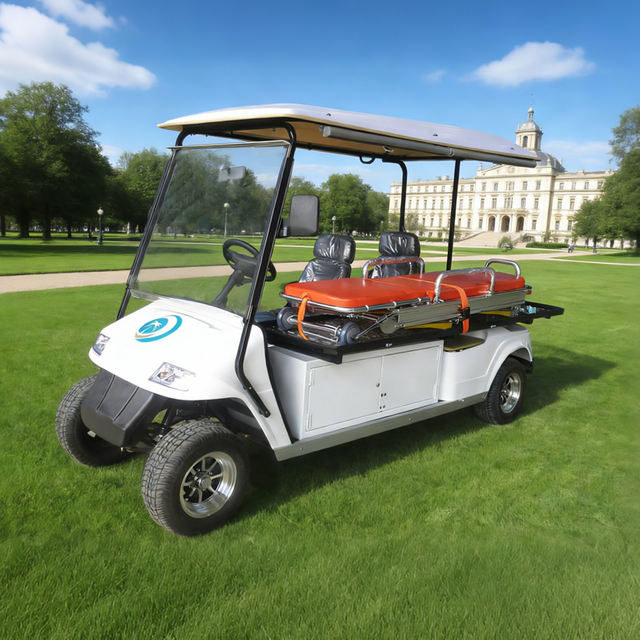 Custom Lithium 2 Seater Ambulance Golf Cart Bed