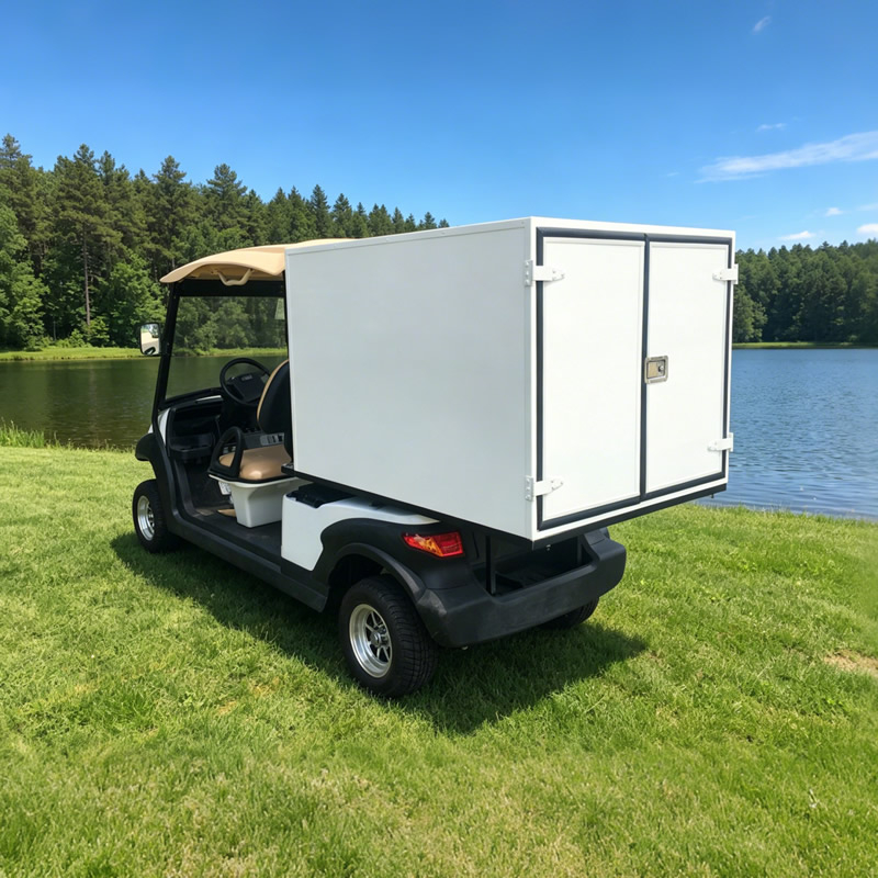Custom Golf Course Food And Beverage Coffee Drink Golf Cart with Box for Sale - Eagle Golf Cart