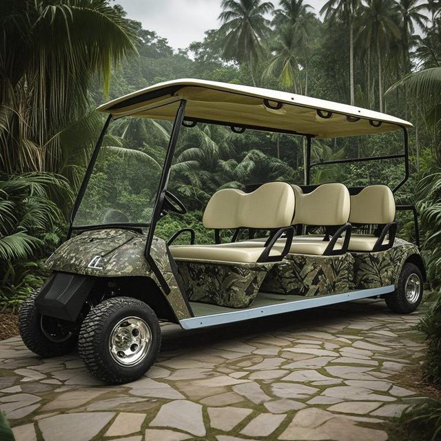 Sightseeing Vehicle 6 Passenger Person Seat Electric Buggy Golf Cart - EG2048KSZ