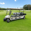 Custom 6-Passenger Electric Shuttle Cart with Rear Cargo Box