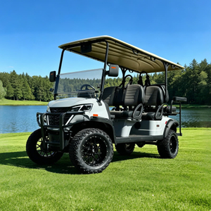  Hunting Electric 4+2 6 Seater Utility Golf Cart Manufacturer 