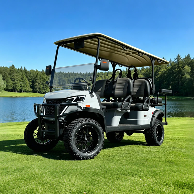  Hunting Electric 4+2 6 Seater Utility Golf Cart Manufacturer 