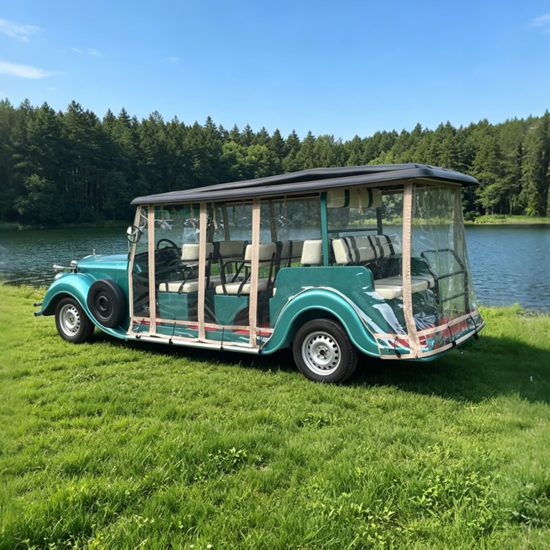Vintage Electric Sightseeing Car | Classic Electric Tour Shuttle for Resort & Real Estate - EG6120K