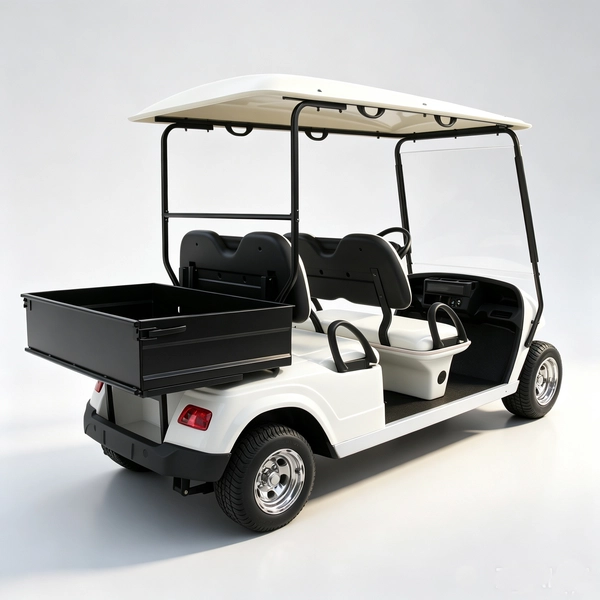 4 Passenger Utility Electric Golf Cart with Cargo Bed | Manufacturer