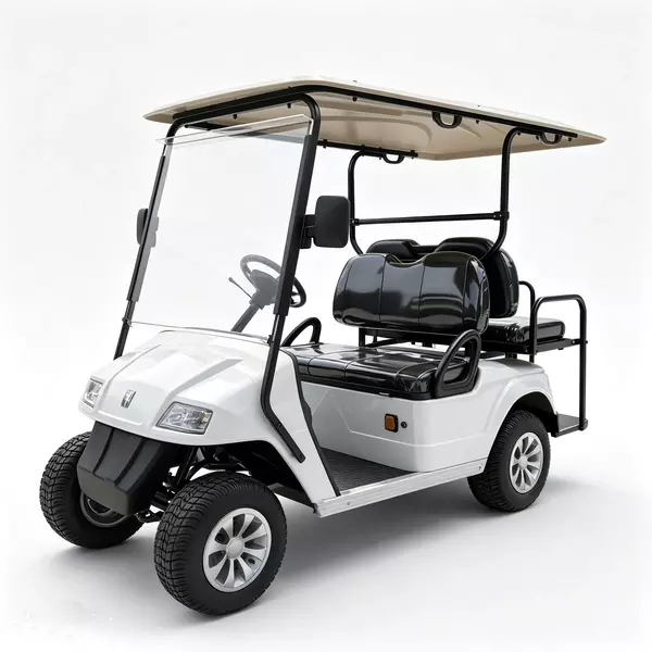 Electric mobility cart for gated community and commercial campus patrol