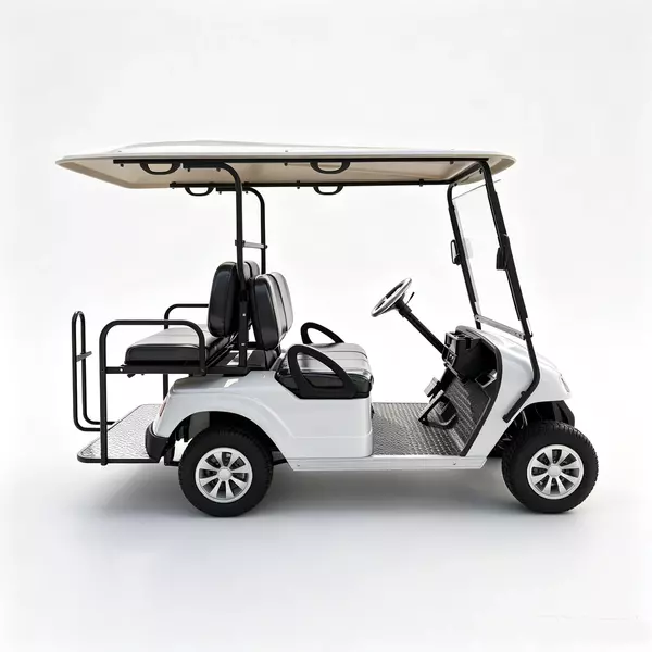 Electric mobility cart for gated community and commercial campus patrol