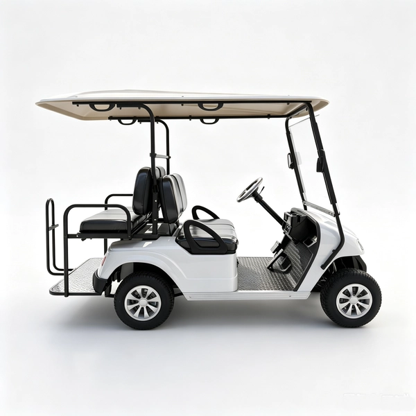 Electric mobility cart for gated community and commercial campus patrol