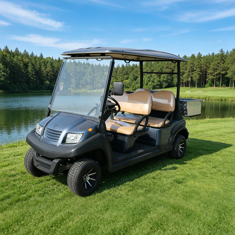 4 seater electric golf cart with cargo box - Eagle Golf Cart