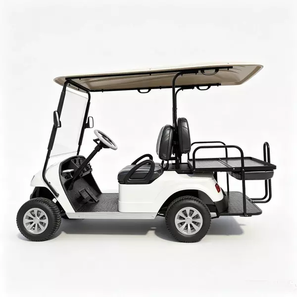 Electric mobility cart for gated community and commercial campus patrol