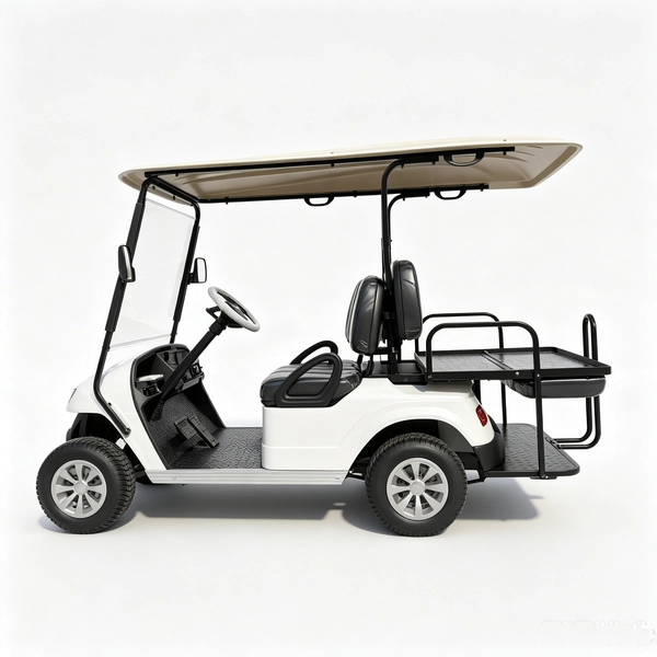 Electric mobility cart for gated community and commercial campus patrol