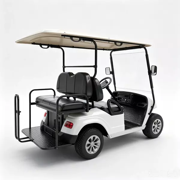 Electric mobility cart for gated community and commercial campus patrol