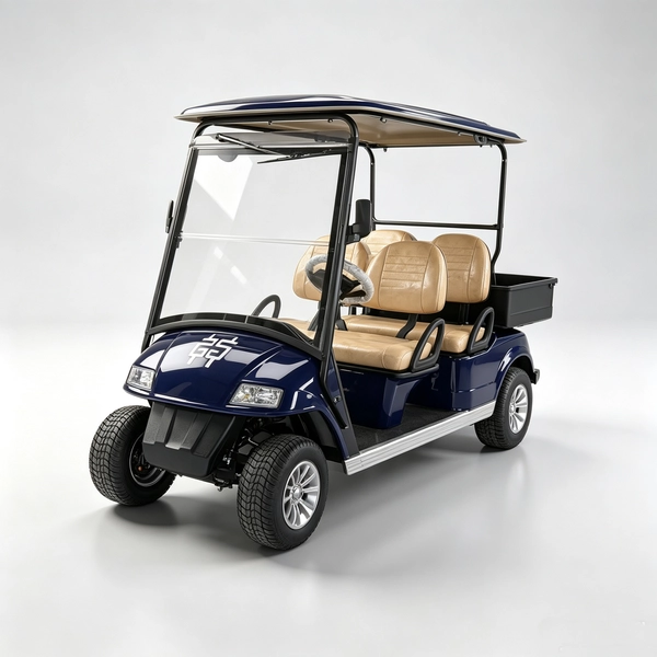 4 Passenger Utility Electric Golf Cart with Cargo Bed | Manufacturer