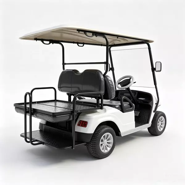 Electric mobility cart for gated community and commercial campus patrol