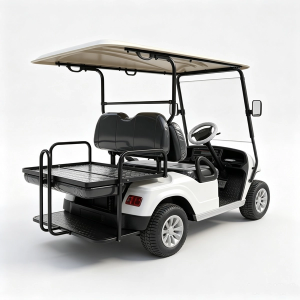 Electric mobility cart for gated community and commercial campus patrol
