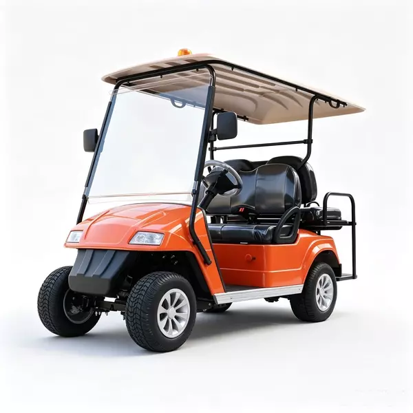 4-passenger electric resort shuttle cart for guest transportation