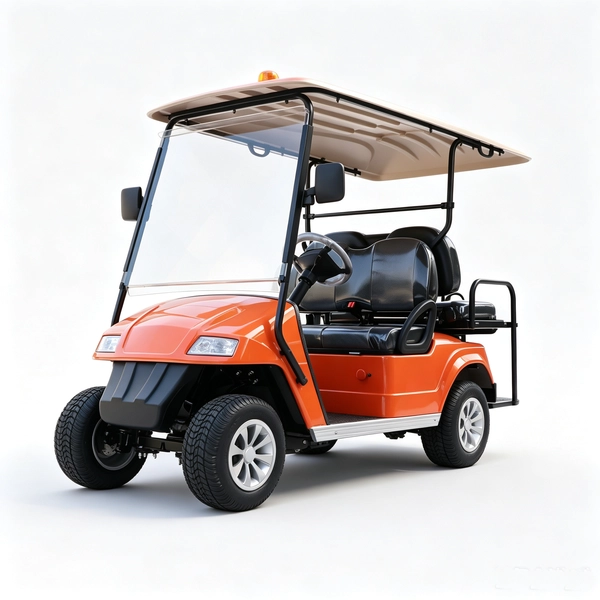 4-passenger electric resort shuttle cart for guest transportation