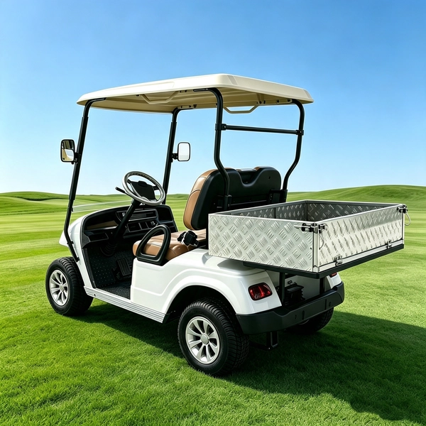 CUstom 2-Seater Electric Utility Golf Cart with Aluminum Cargo Bed - EG2028H