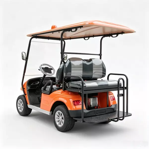 4-passenger electric resort shuttle cart for guest transportation