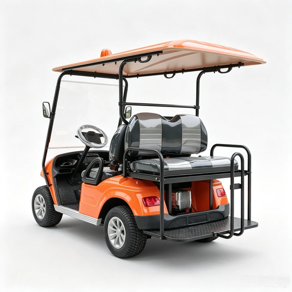 4-passenger electric resort shuttle cart for guest transportation
